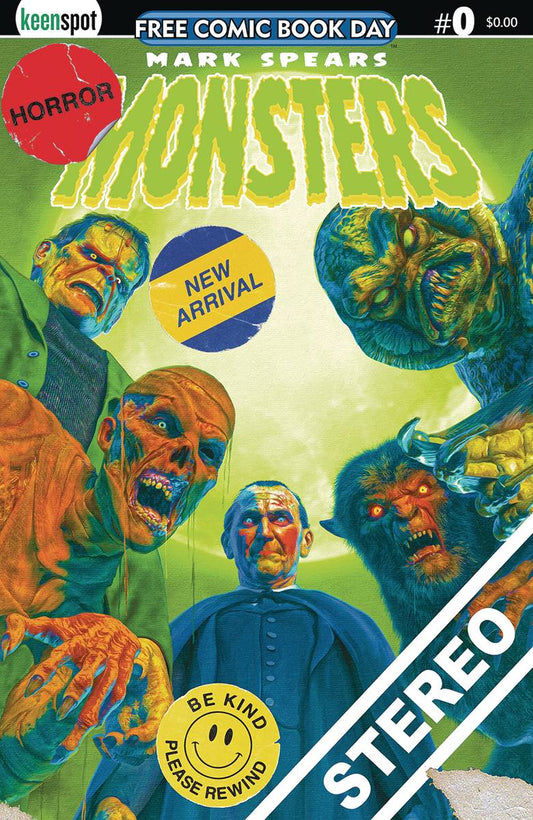 FCBD 2025 KEENSPOT MARK SPEARS MONSTERS #0 (Wishlist) (Limit 1 per person) (03 May Release) - Comicbookeroo