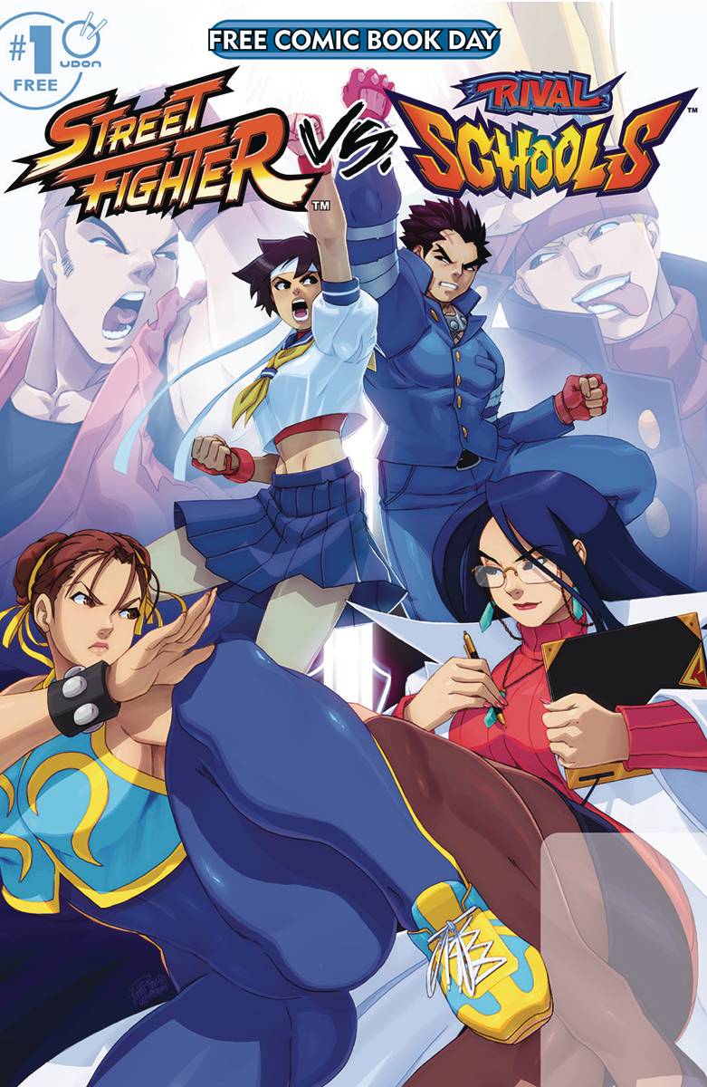 FCBD 2025 STREET FIGHTER VS RIVAL SCHOOLS #1 (Wishlist) (Limit 1 per person) (03 May Release) - Comicbookeroo