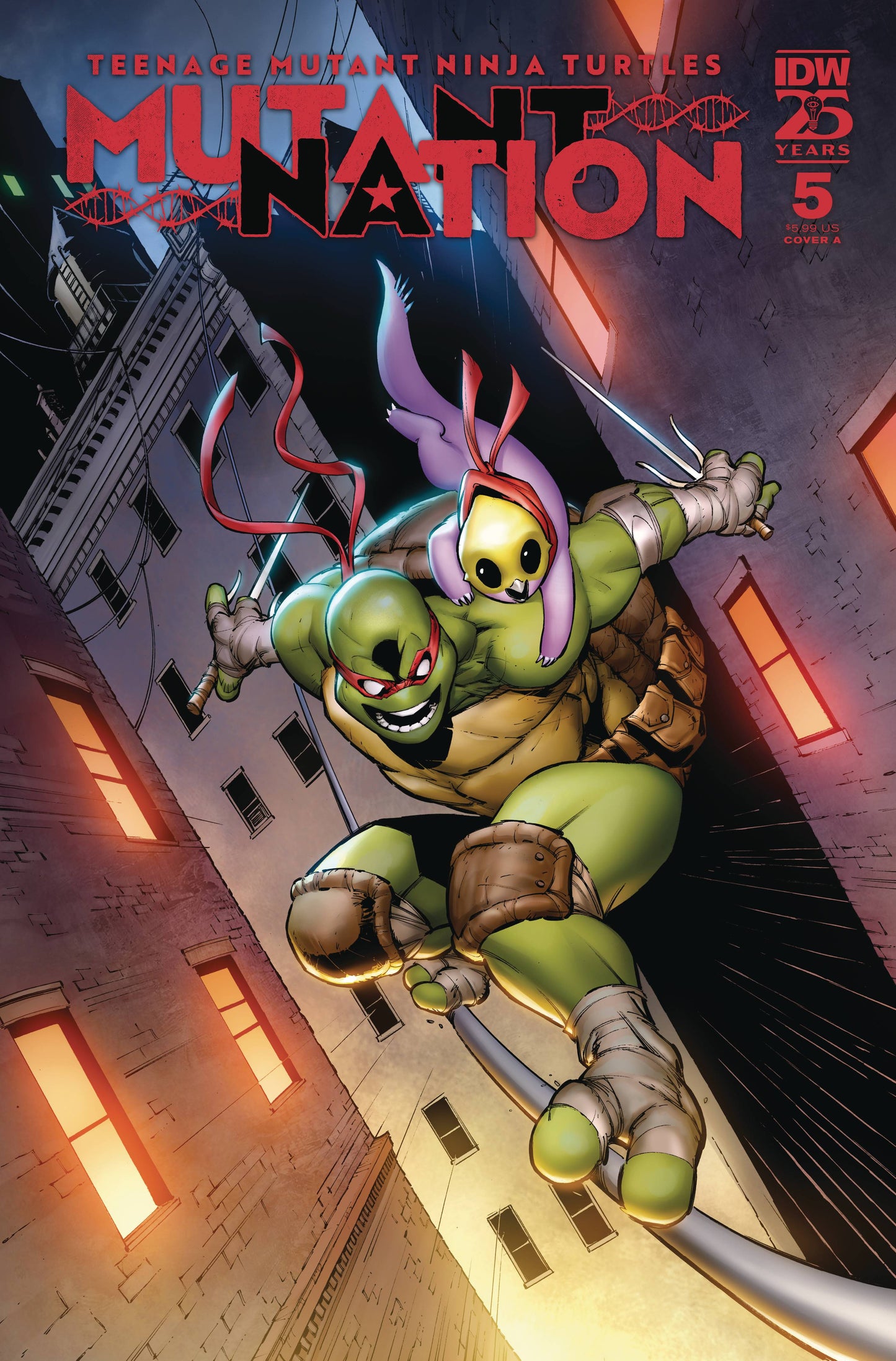 TMNT MUTANT NATION #5 CVR A DUNBAR (12 Mar Release) - Comicbookeroo