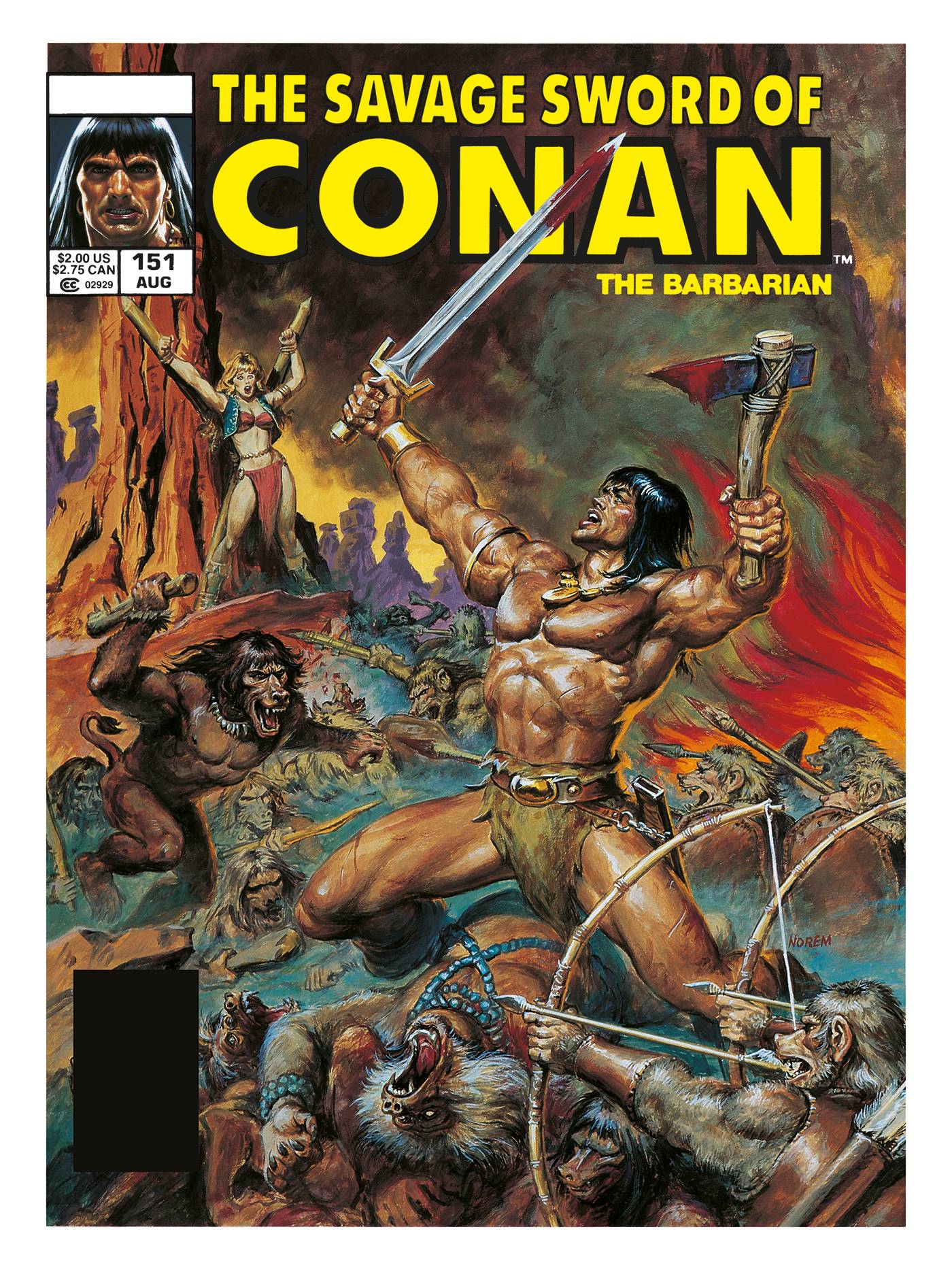 SAVAGE SWORD OF CONAN ORIG OMNIBUS REG GN VOL 11 (MR) (04 Jun Release) - Comicbookeroo