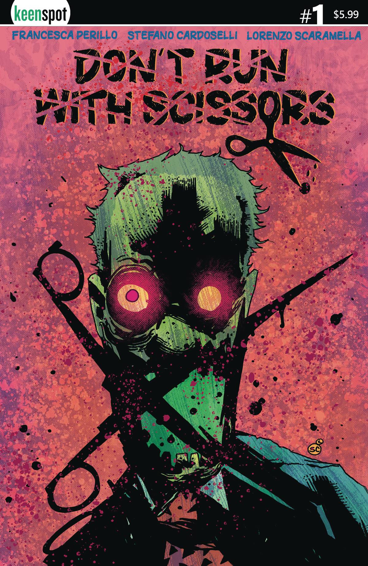 DONT RUN WITH SCISSORS #1 CVR A STEFANO CARDOSELLI (MR) (12 Mar Release) - Comicbookeroo