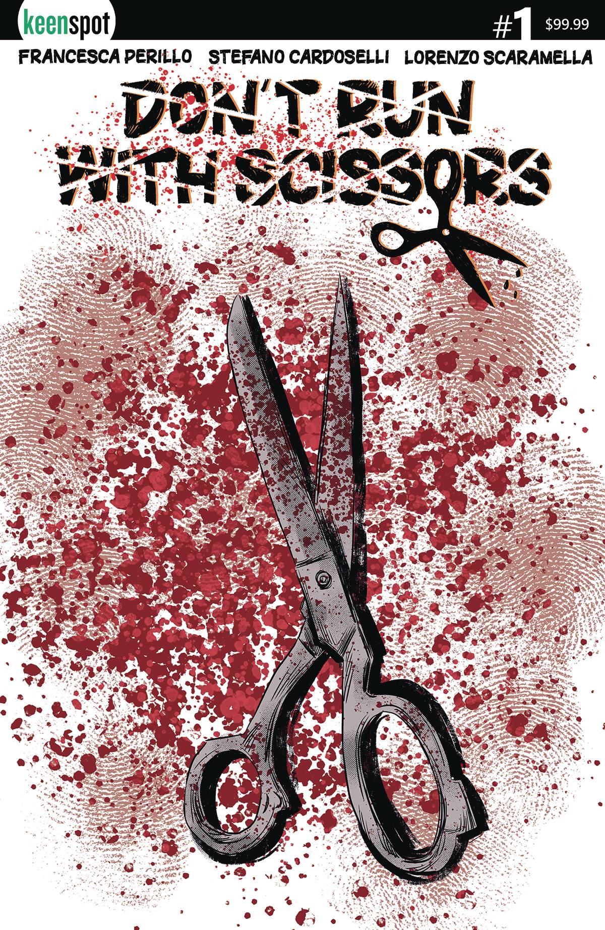 DONT RUN WITH SCISSORS #1 CVR E CARDOSELLI METAL (MR) (12 Mar Release) - Comicbookeroo