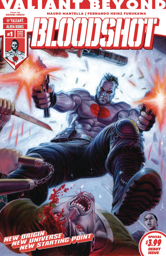 VALIANT BEYOND BLOODSHOT #1 CVR B GREGO WRAP (MR) (05 Mar Release) - Comicbookeroo