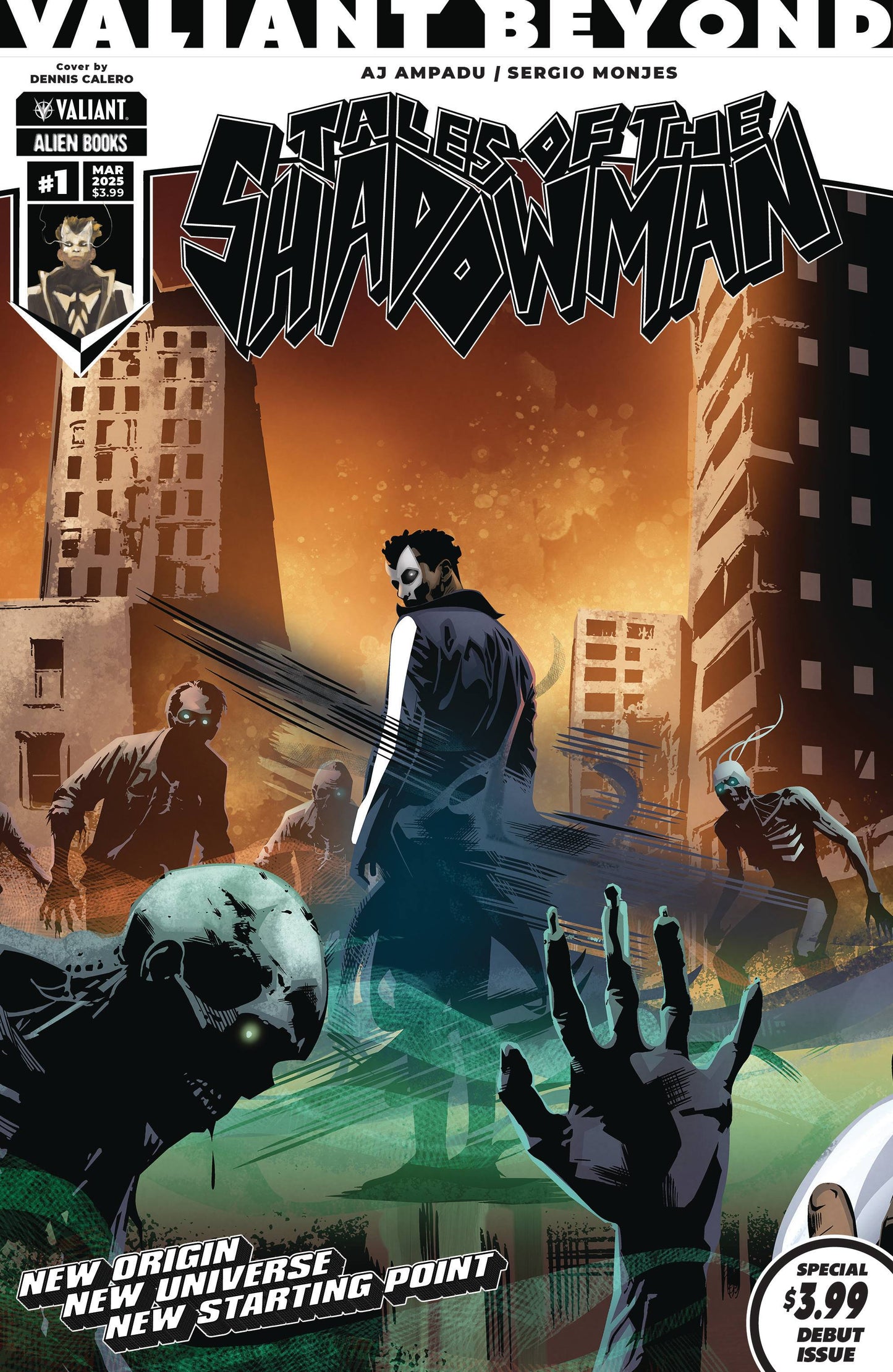 VALIANT BEYOND TALE SHADOWMAN #1 CVR C CALERO CONNECTING (19 Mar Release) - Comicbookeroo