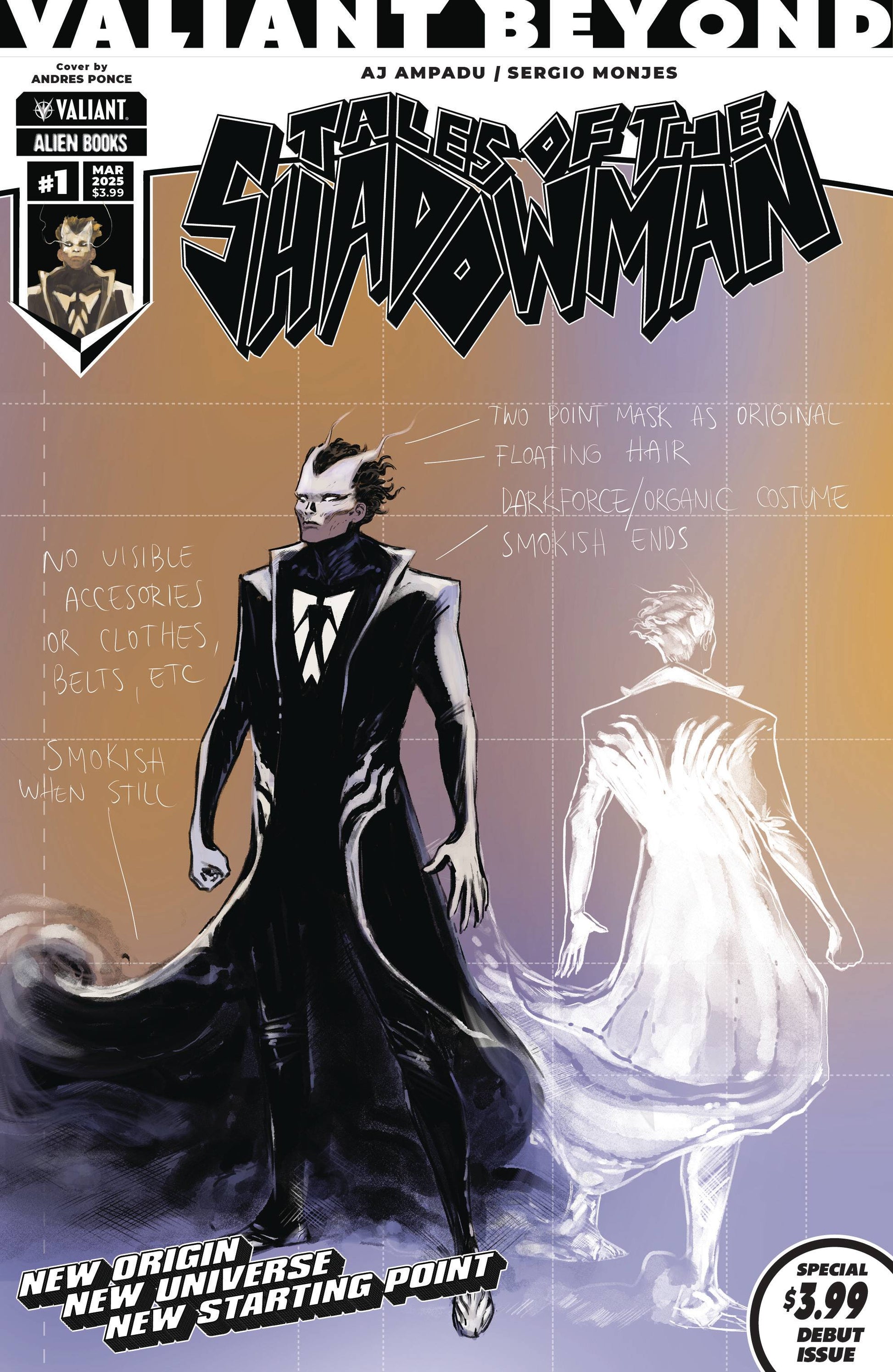 VALIANT BEYOND TALE SHADOWMAN #1 CVR D PONCE DESIGN (19 Mar Release) - Comicbookeroo