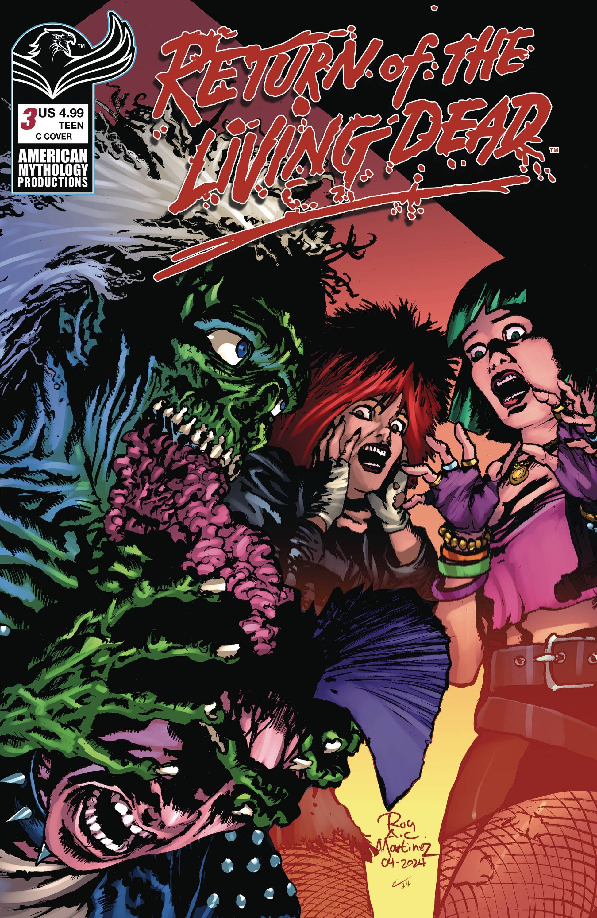 RETURN OF THE LIVING DEAD #3 CVR C MARTINEZ (26 Mar Release) - Comicbookeroo