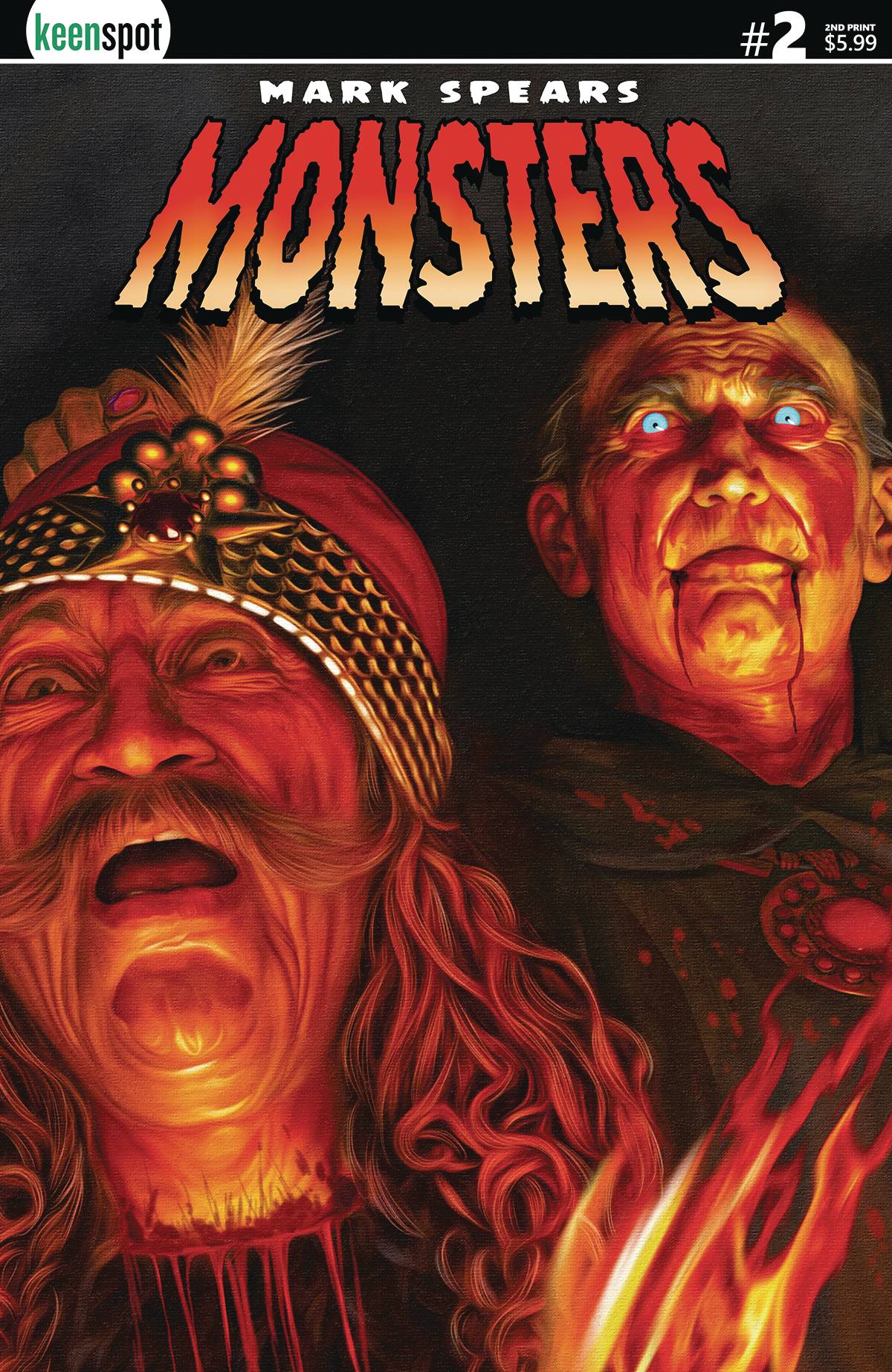 MARK SPEARS MONSTERS #2 2ND PTG CVR A BEHEADED (22 Jan Release) - Comicbookeroo