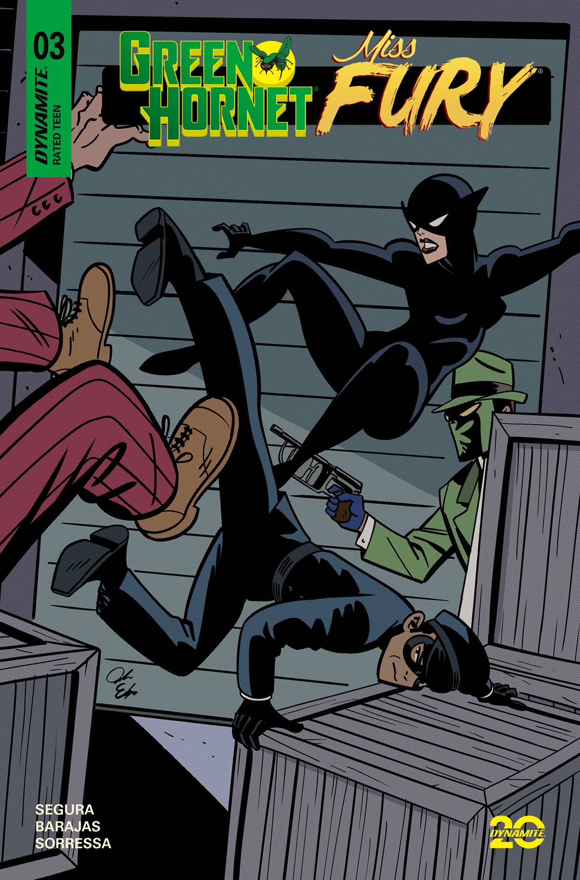 GREEN HORNET MISS FURY #3 CVR D EDGAR (12 Mar Release) - Comicbookeroo