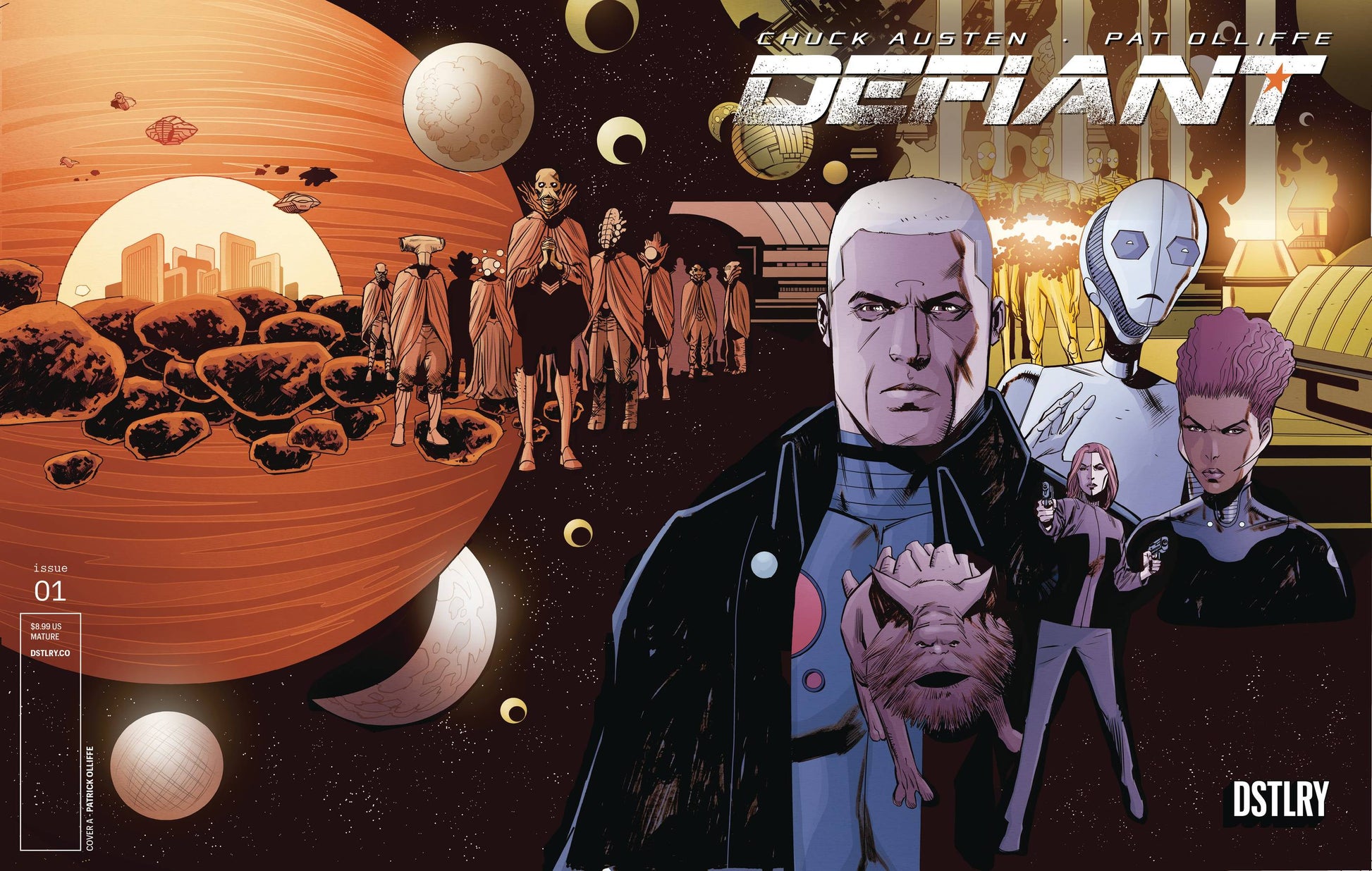 DEFIANT #1 CVR A OLLIFFE (MR) (12 Mar Release) - Comicbookeroo