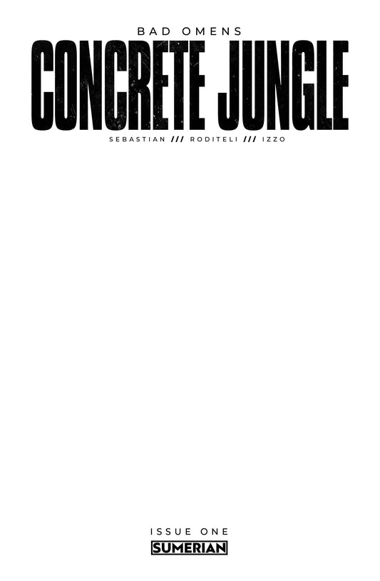 BAD OMENS CONCRETE JUNGLE #1 (OF 4) CVR G LTD SKETCH CVR (MR) (Limited to 2000) - Comicbookeroo Australia