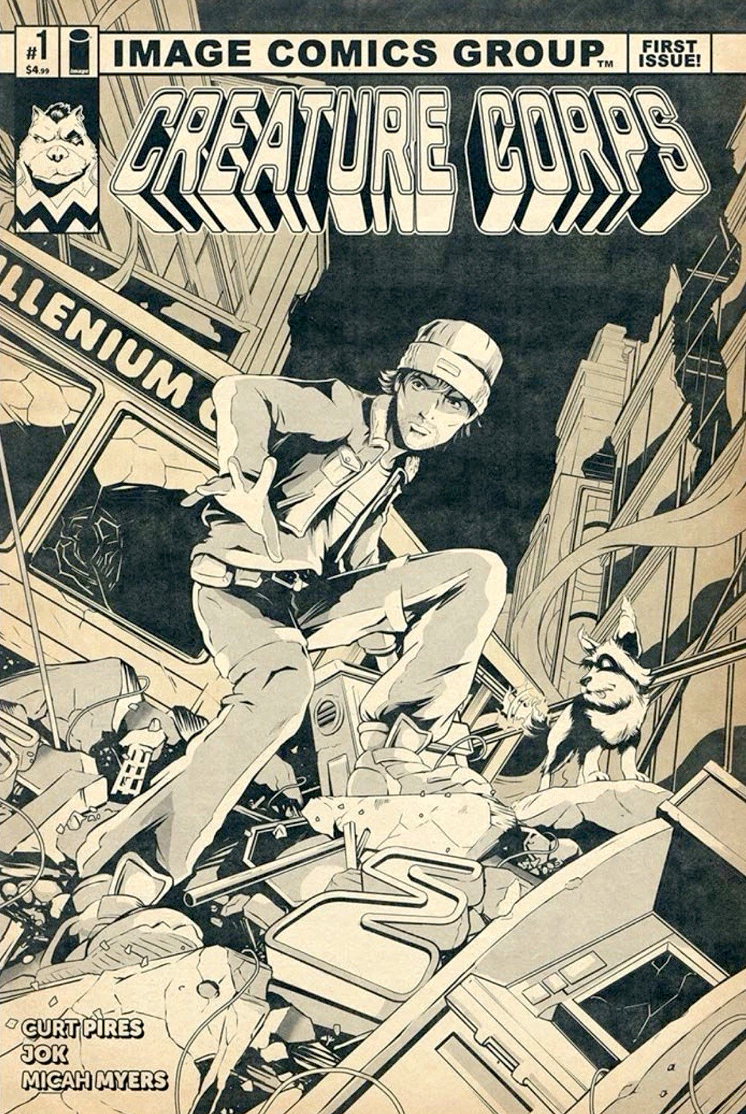 CREATURE CORPS #1 PROMO ASHCAN