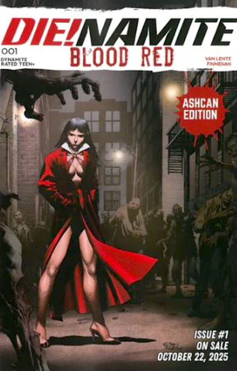 DIENAMITE BLOOD RED #1 PROMO ASHCAN ONE PER STORE