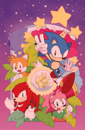 SONIC THE HEDGEHOG: 35TH ANNIVERSARY SPECIAL VAR C FOIL (ATA FULL ART) (Backorder, Allow 4-5 Weeks)