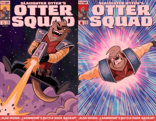 OTTER SQUAD #4 CVR C MIKE LEMAY & MATT RODGERS STAR SPANGLED SPOT FOIL VAR (22 Jul Release)