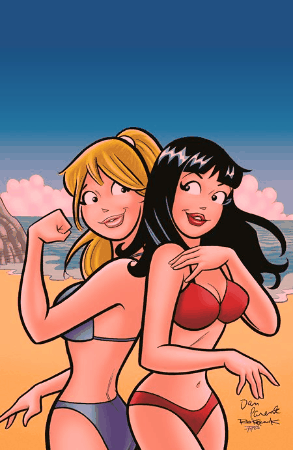 ARCHIE COMICS 85TH ANNIVERSARY PRESENTS BETTY & VERONICA SWIMSUIT SPECIAL (ONE SHOT) CVR D DAN PARENT RICH KOSLOWSKI FOIL FULL ART VAR (08 Jul Release)