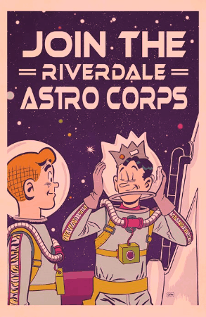 ARCHIE & FRIENDS #20 SPACE ADVENTURES CVR C SAMM SHWARTS FOIL VAR (25 Feb Release)
