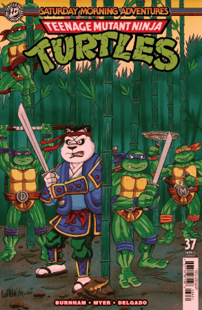 TMNT SATURDAY MORNING ADV #37 FOIL VAR D (LAVIGNE) (27 May Release)