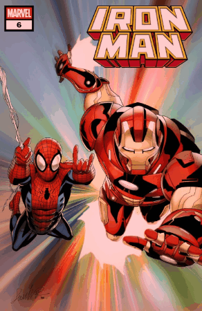 IRON MAN #6 FOIL SALVADOR LARROCA VAR (03 Jun Release)