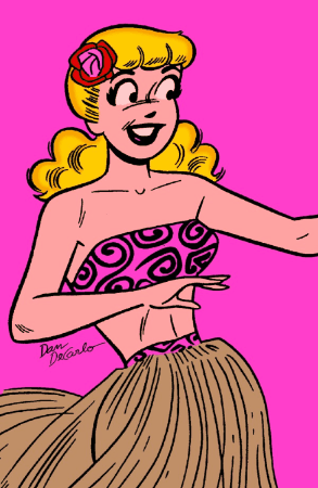 ARCHIE COMICS 85TH ANNIVERSARY PRESENTS BETTY & VERONICA PIN UP SPECIAL #1 (ONE SHOT) CVR D DAN DECARLO FOIL BETTY VAR (25 Mar Release)