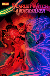 SCARLET WITCH AND QUICKSILVER #1 FOIL LUCIANO VECCHIO VAR (Net) (Backorder, Allow 2-3 Weeks)