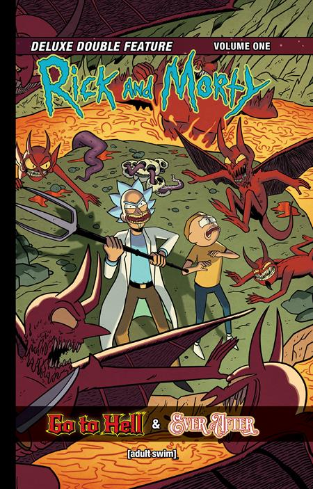 RICK AND MORTY DELUXE DOUBLE FEATURE VOL 1 HC (MR) (Backorder, Allow 2-3 Weeks)