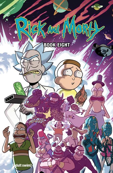 RICK AND MORTY BOOK EIGHT DELUXE EDITION HC (Backorder, Allow 2-3 Weeks)