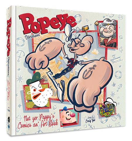 POPEYE VARIATIONS HC NOT YER PAPPYS COMICS AN ART BOOK (Backorder, Allow 4-5 Weeks) - Comicbookeroo