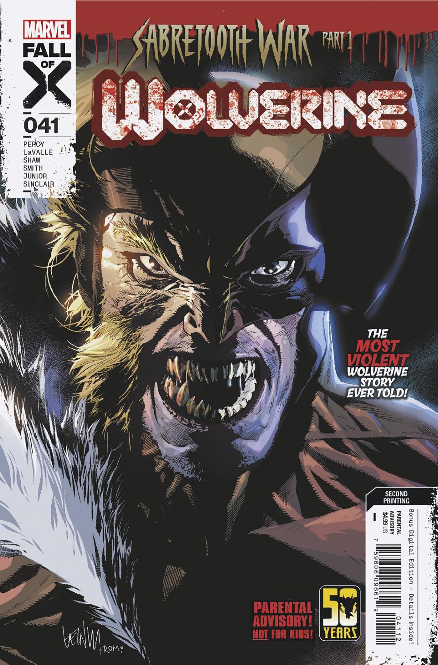 WOLVERINE (2020) #41 2ND PTG LEINIL YU VAR