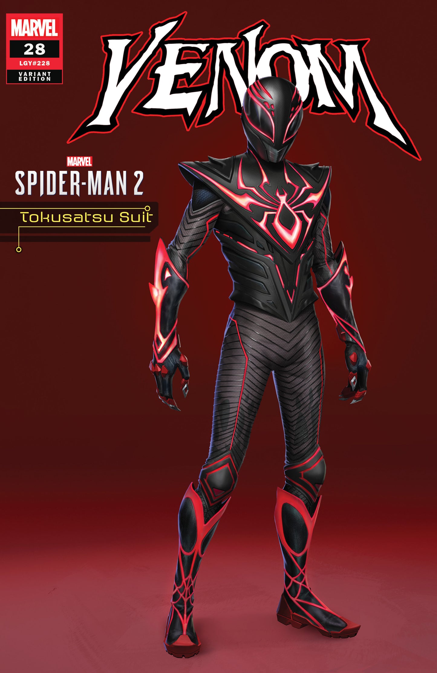 VENOM #28 TOKUSATSU SUIT SPIDER-MAN 2 VAR (Backorder, Allow 3-4 Weeks)