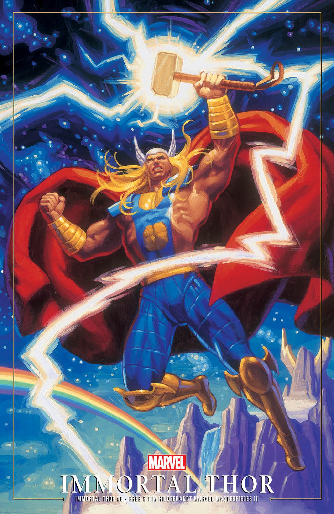 IMMORTAL THOR #6 HILDEBRANDT MARVEL MASTERPIECES III VAR (Backorder, Allow 3-4 Weeks)