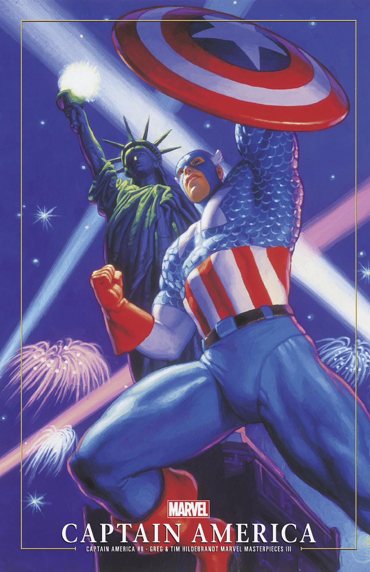 CAPTAIN AMERICA #8 HILDEBRANDT CAPTAIN AMERICA MMP III VAR (Backorder, Allow 2-3 Weeks)