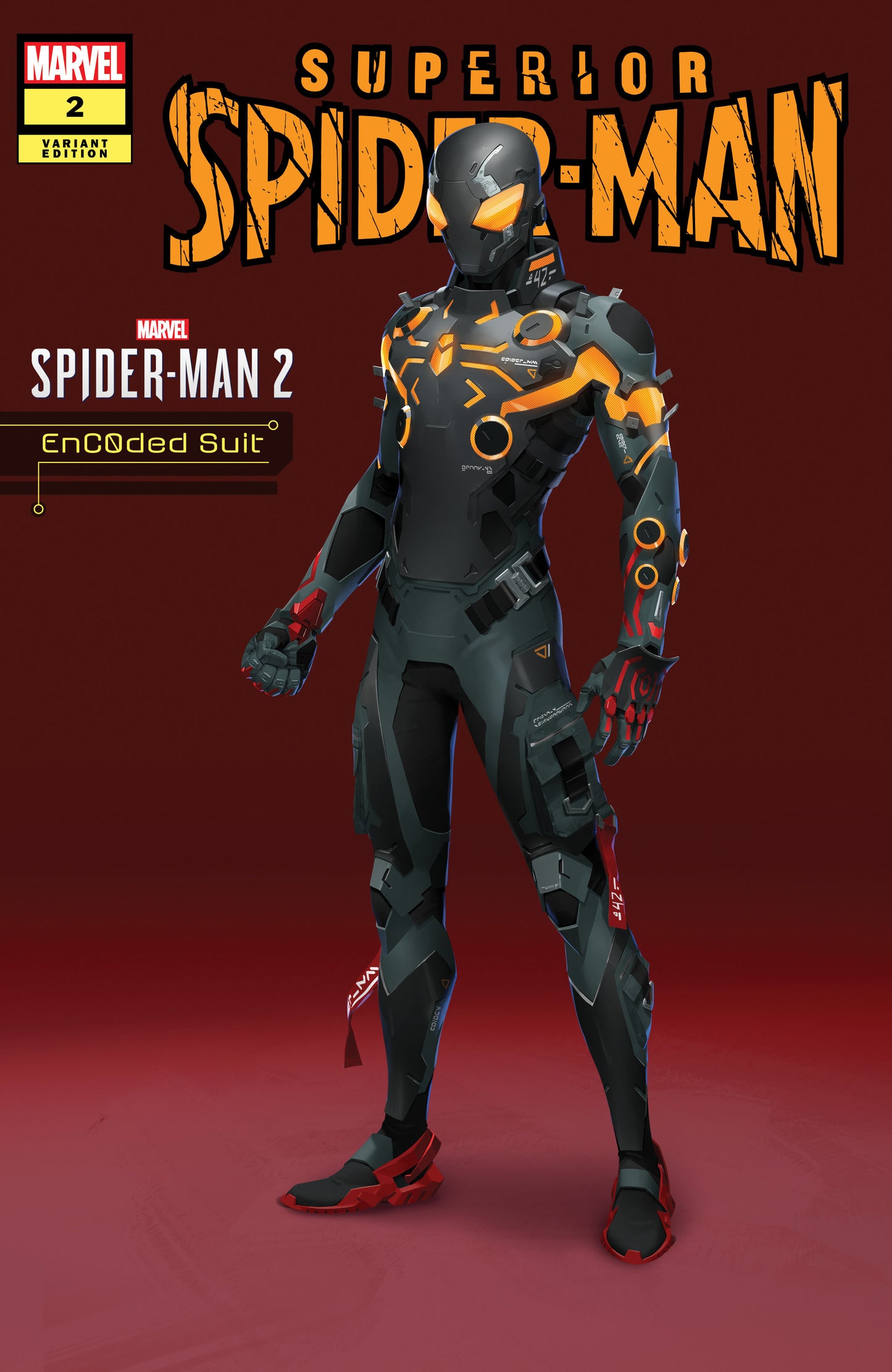 SUPERIOR SPIDER-MAN #2 ENCODED SUIT SPIDER-MAN 2 VAR (Backorder, Allow 3-4 Weeks)