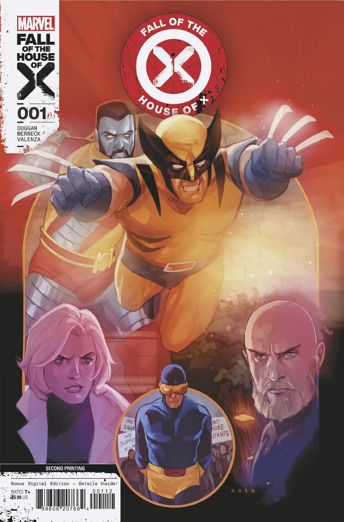 FALL OF THE HOUSE OF X #1 2ND PTG PHIL NOTO VAR (Backorder, Allow 3-4 Weeks)
