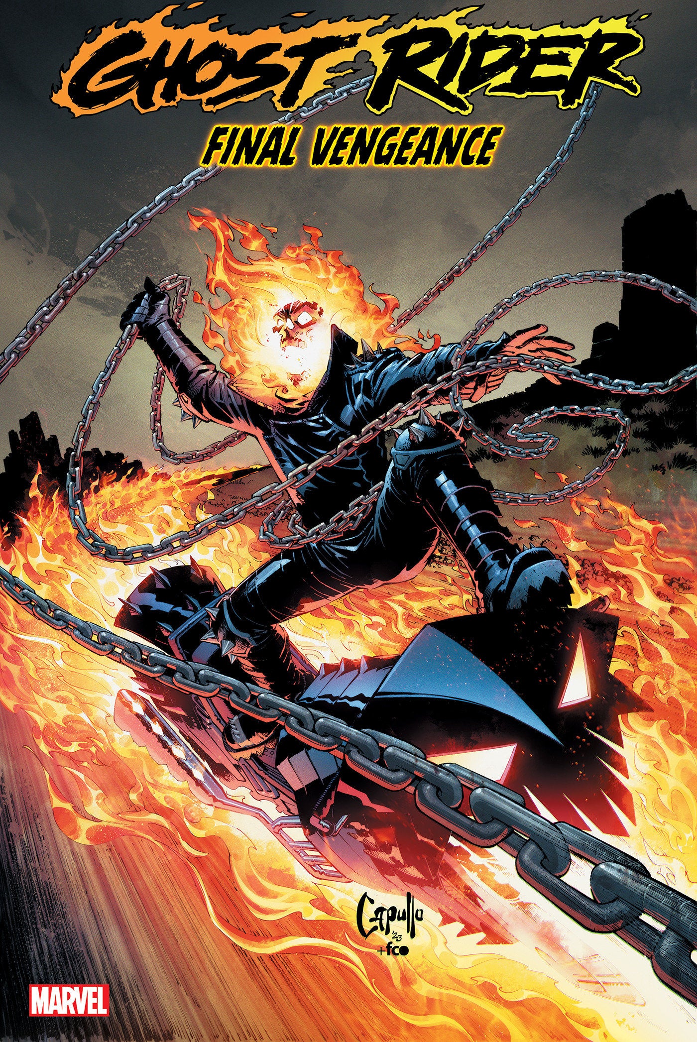 GHOST RIDER FINAL VENGEANCE #1 GREG CAPULLO VAR (Backorder, Allow 4-5 Weeks) - Comicbookeroo