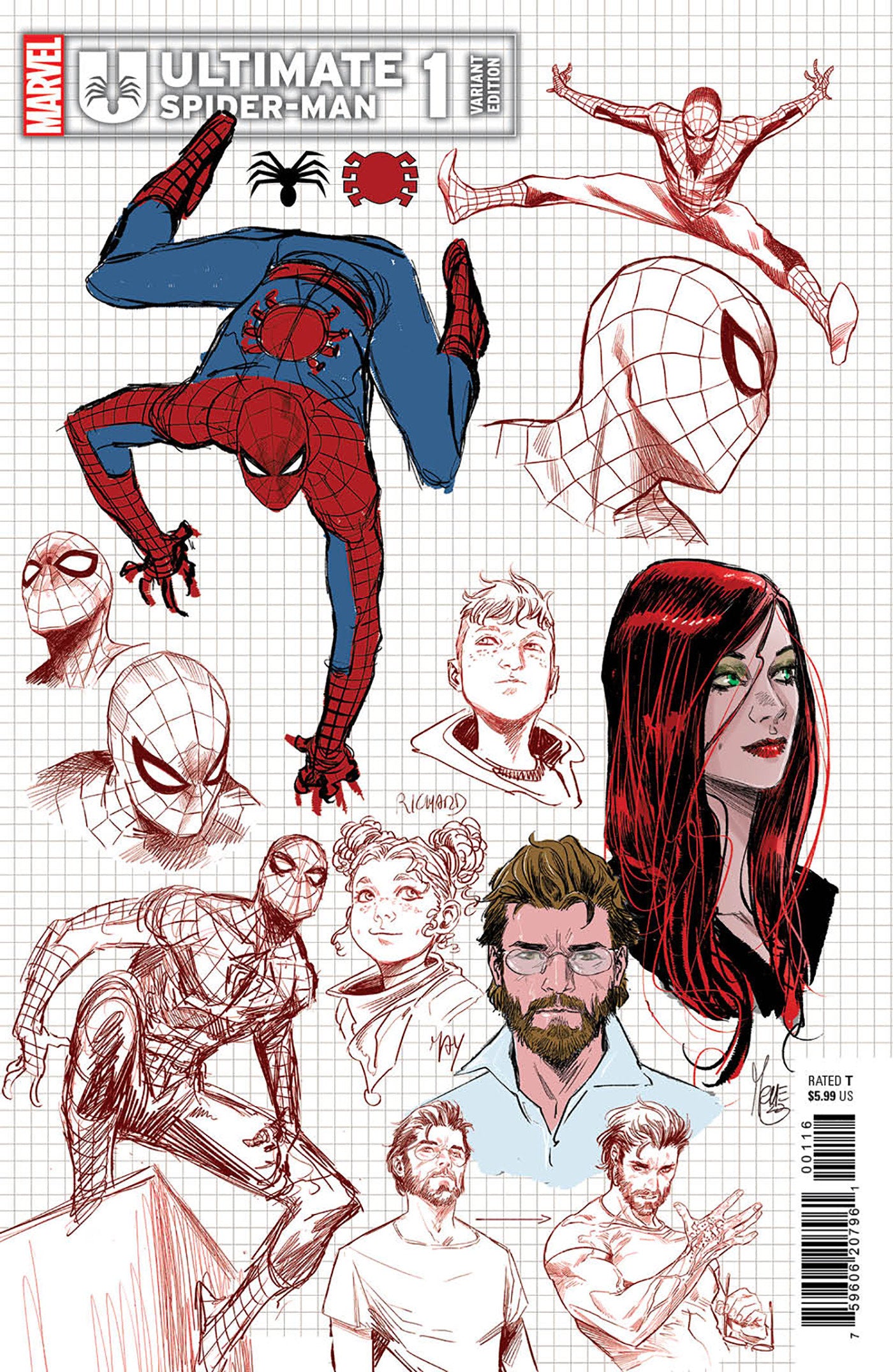 ULTIMATE SPIDER-MAN #1 INCV 1:10 CHECCHETTO DESIGN VAR (10 Jan) - Comicbookeroo
