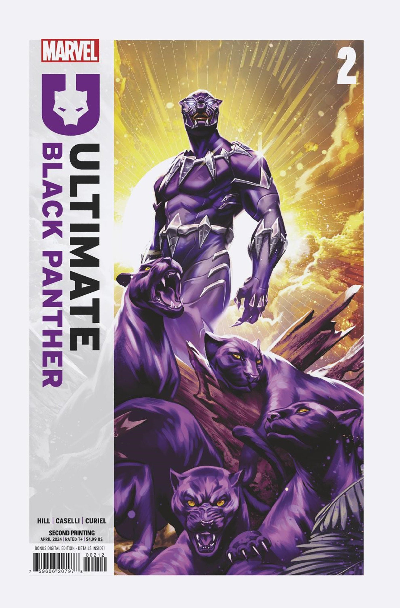 ULTIMATE BLACK PANTHER #2 2ND PTG MATEUS MANHANINI VAR (Backorder, Allow 3-4 Weeks)