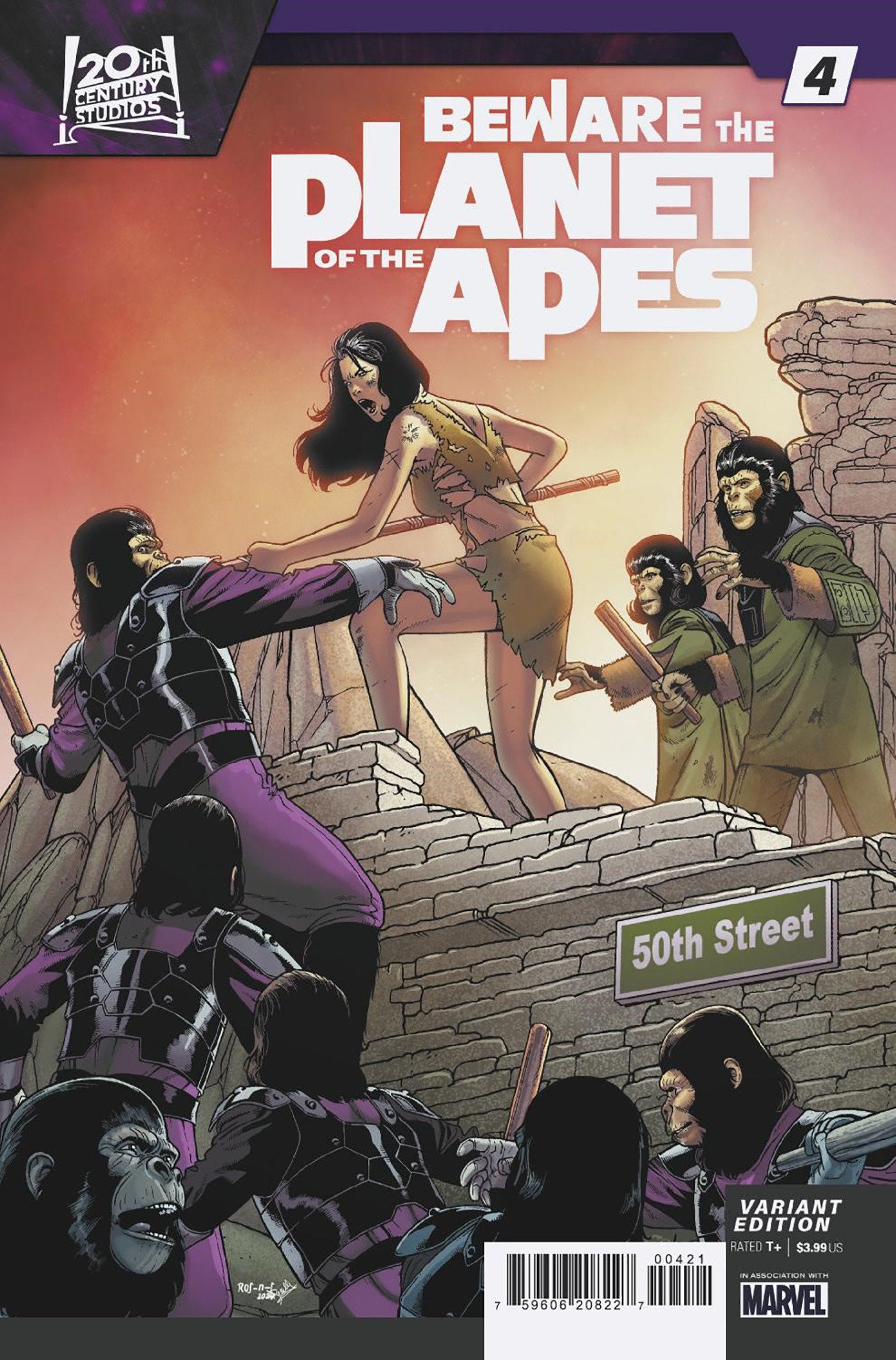 BEWARE THE PLANET OF THE APES #4 RAMON ROSANAS VAR (Backorder, Allow 4-5 Weeks) - Comicbookeroo