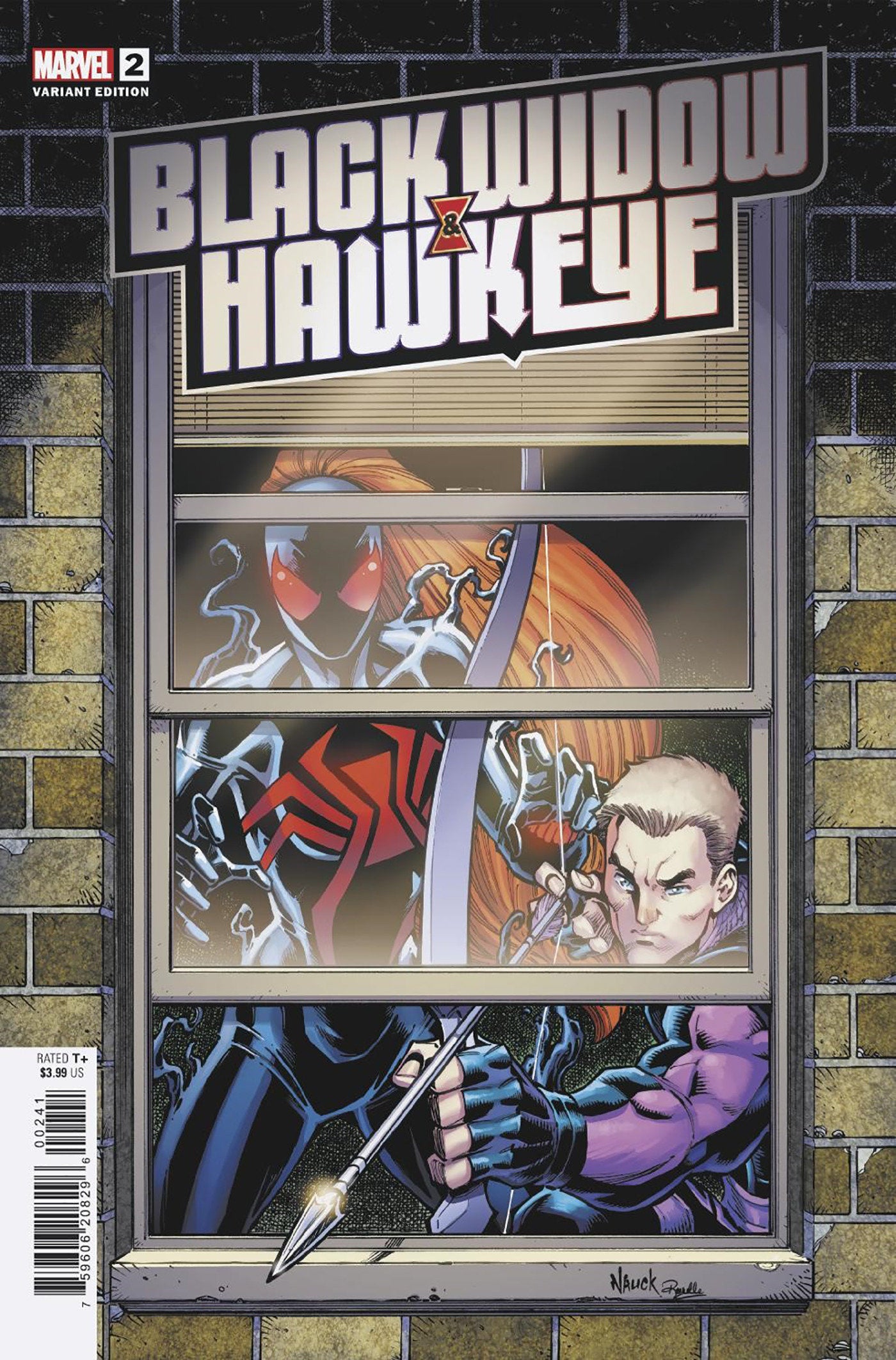 BLACK WIDOW AND HAWKEYE #2 TODD NAUCK WINDOWSHADES VAR (Backorder, Allow 4-5 Weeks) - Comicbookeroo