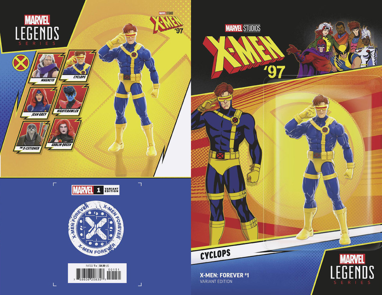 X-MEN FOREVER #1 X-MEN 97 CYCLOPS ACTION FIGURE VAR (Backorder, Allow 3-4 Weeks)