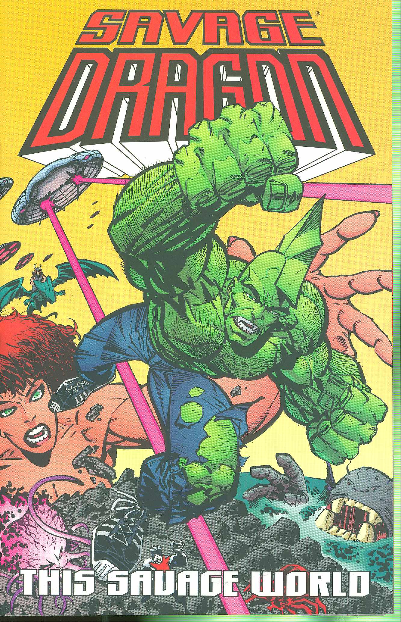 SAVAGE DRAGON TP VOL 15 THIS SAVAGE WORLD (Backorder, Allow 4-5 Weeks) - Comicbookeroo