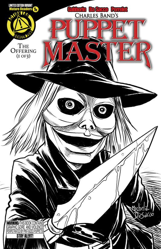 PUPPET MASTER #1 BLADE SKETCH VAR (MR) (Backorder, Allow 3-4 Weeks)