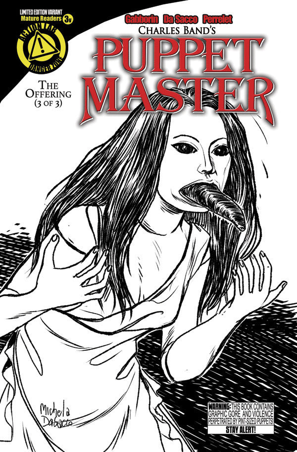 PUPPET MASTER #3 LEECH WOMAN SKETCH VAR (MR) (Backorder, Allow 3-4 Weeks)