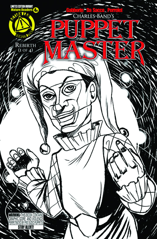 PUPPET MASTER #4 JESTER SKETCH VAR (MR) (Backorder, Allow 3-4 Weeks)