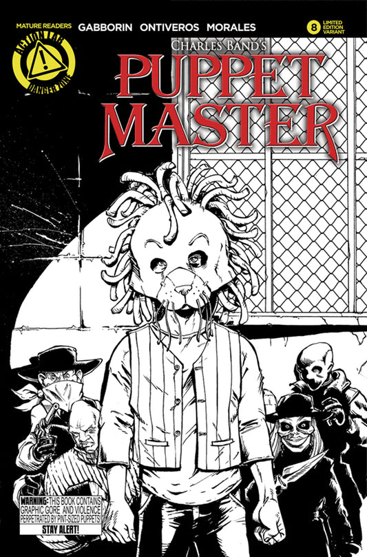 PUPPET MASTER #8 SKETCH VAR (MR) (Backorder, Allow 3-4 Weeks)