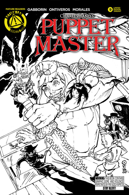 PUPPET MASTER #9 SKETCH VAR (MR) (Backorder, Allow 3-4 Weeks)