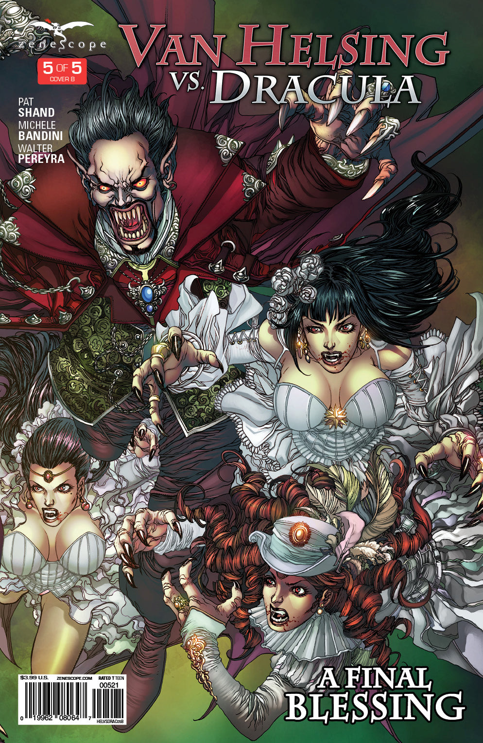 GFT VAN HELSING VS DRACULA #5 (OF 5) B CVR TOLIBAO (MR) (Backorder, Allow 3-4 Weeks)