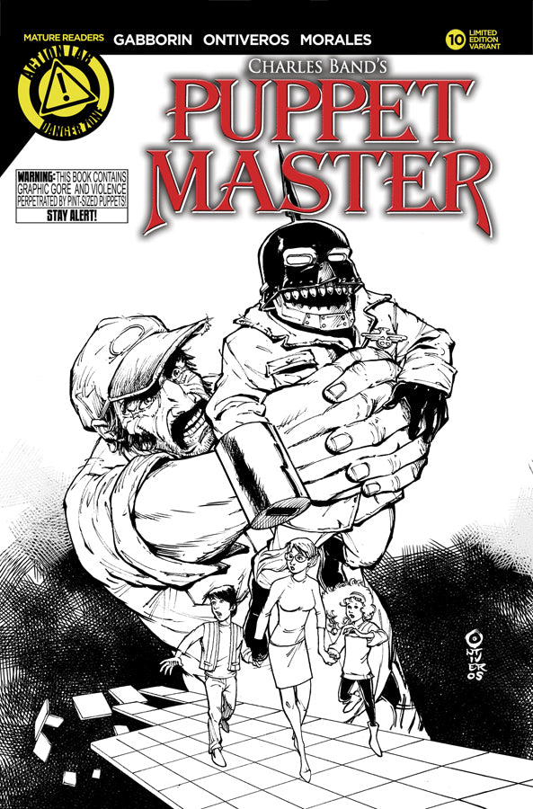 PUPPET MASTER #10 SKETCH VAR (MR) (Backorder, Allow 3-4 Weeks)