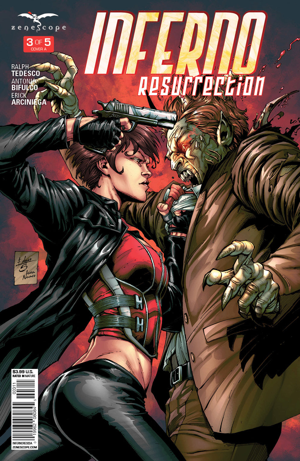 GFT INFERNO RESURRECTION #3 (OF 5) A CVR SALAZAR (MR) (Backorder, Allow 3-4 Weeks)