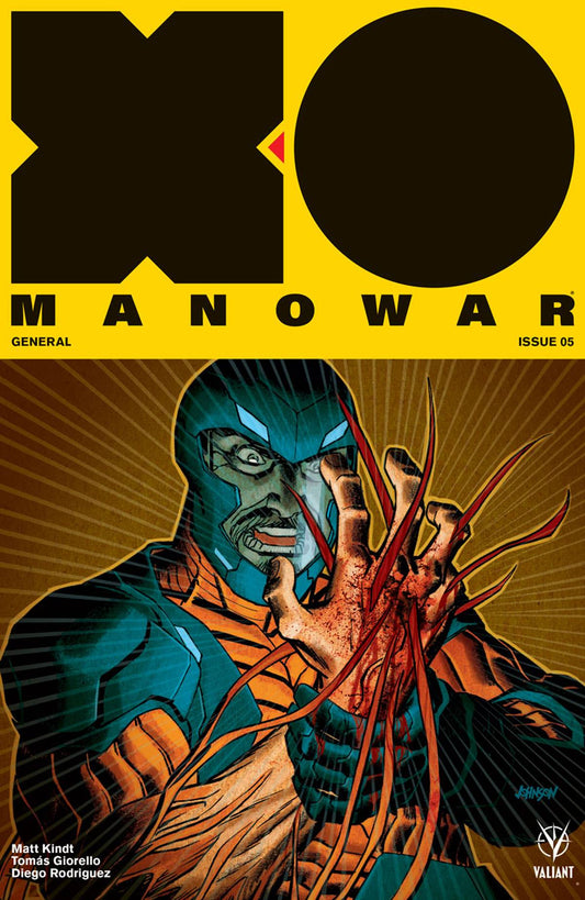 X-O MANOWAR (2017) #5 CVR B JOHNSON (Backorder, Allow 3-4 Weeks)
