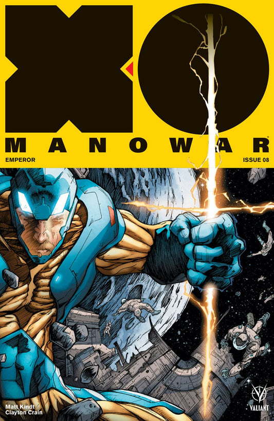 X-O MANOWAR (2017) #8 CVR B POLLINA (Backorder, Allow 3-4 Weeks)